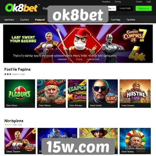 Análise das opções de jogos disponíveis no ok8bet